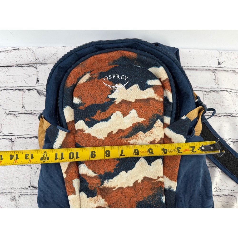 Osprey Daylite Backpack Navy Blue Abstract Camo Print BCPP Edition Hiking Bag - Picture 6 of 6